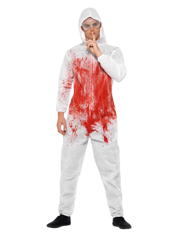 Click to view product details and reviews for Bloody Forensic Overall Costume Large.