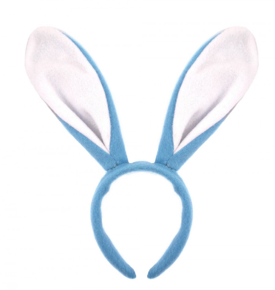 Click to view product details and reviews for Blue Bunny Ear Headband.