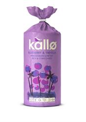 Blueberry & Vanilla Wholegrain Rice & Corn Cakes 131g - KAL64