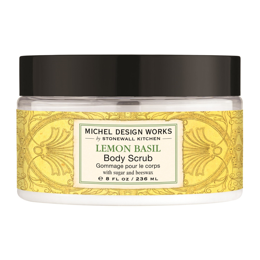 Exfoliating Body Scrub Beeswax Fresh Lemon Basil Cazaar