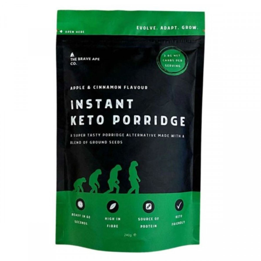 Brave Ape Co  Apple & Cinnamon Keto Porridge - 240g - 702459