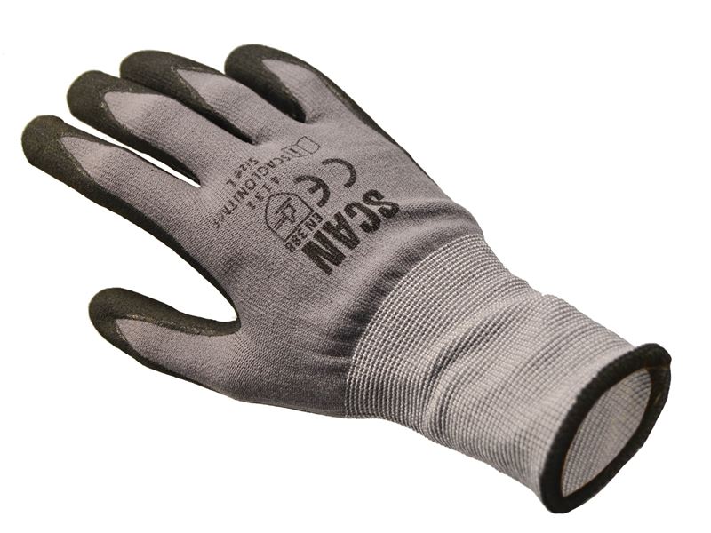 Breathable Microfoam Nitrile Gloves - Large (Size 9) SCAGLONITMF