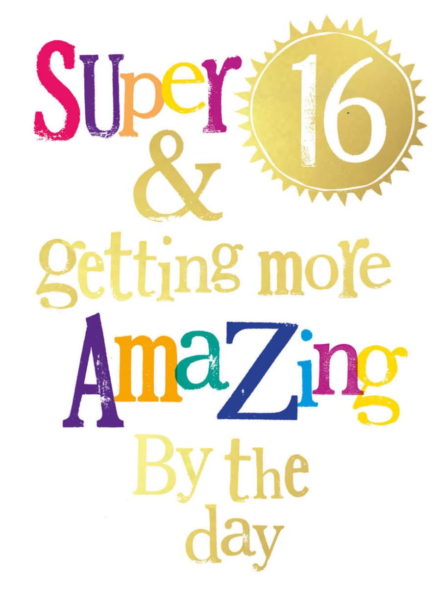Click to view product details and reviews for Brightside Age 16 Birthday Card.