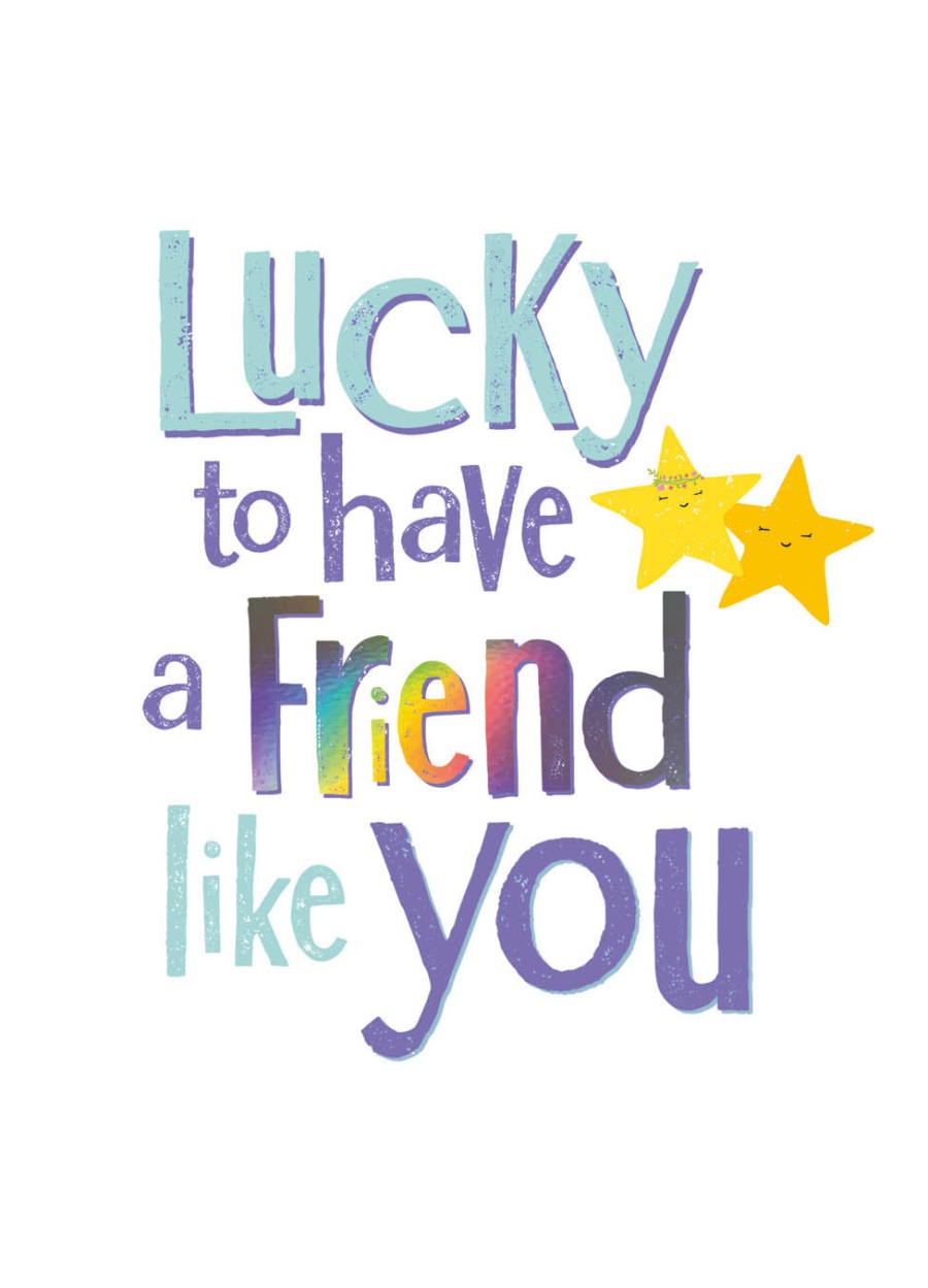 Click to view product details and reviews for Brightside Lucky To Have A Friend Like You Card.