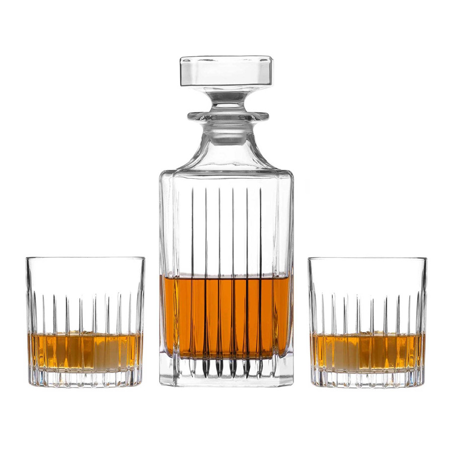 Broadway Whisky Decanter Set - 3 Pieces