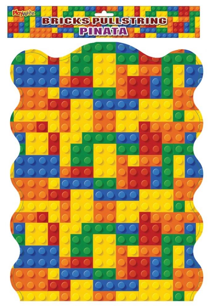 Buliding Bricks Pullstring Pinata