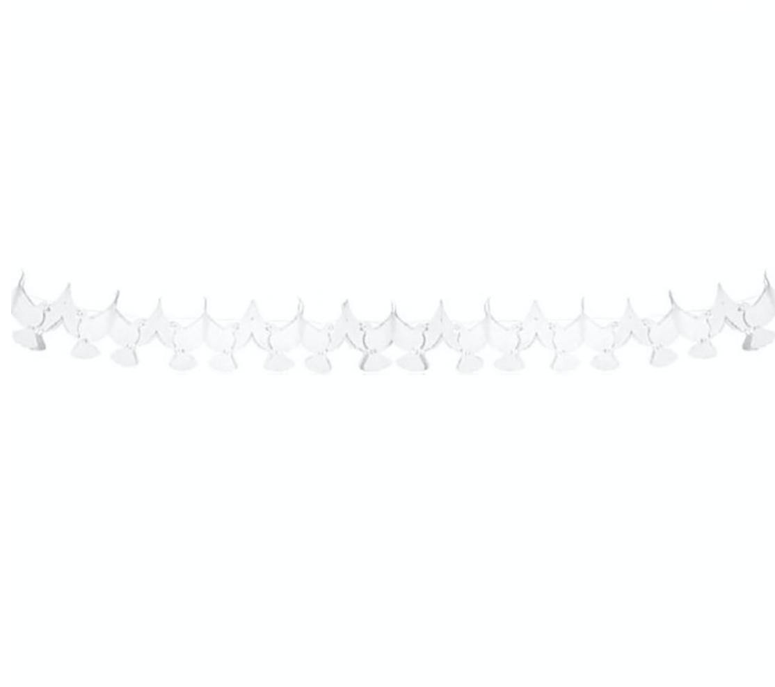Click to view product details and reviews for Bunting Wedding Dove Shaped Paper 6m.