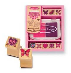 Butterfly and Heart Stamps by Melissa and Doug