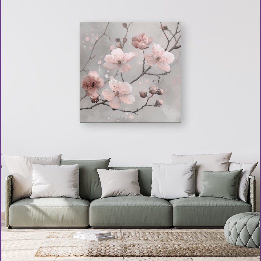 Click to view product details and reviews for Delicate Spring Blossom Canvas Extra Large 40 X 40.