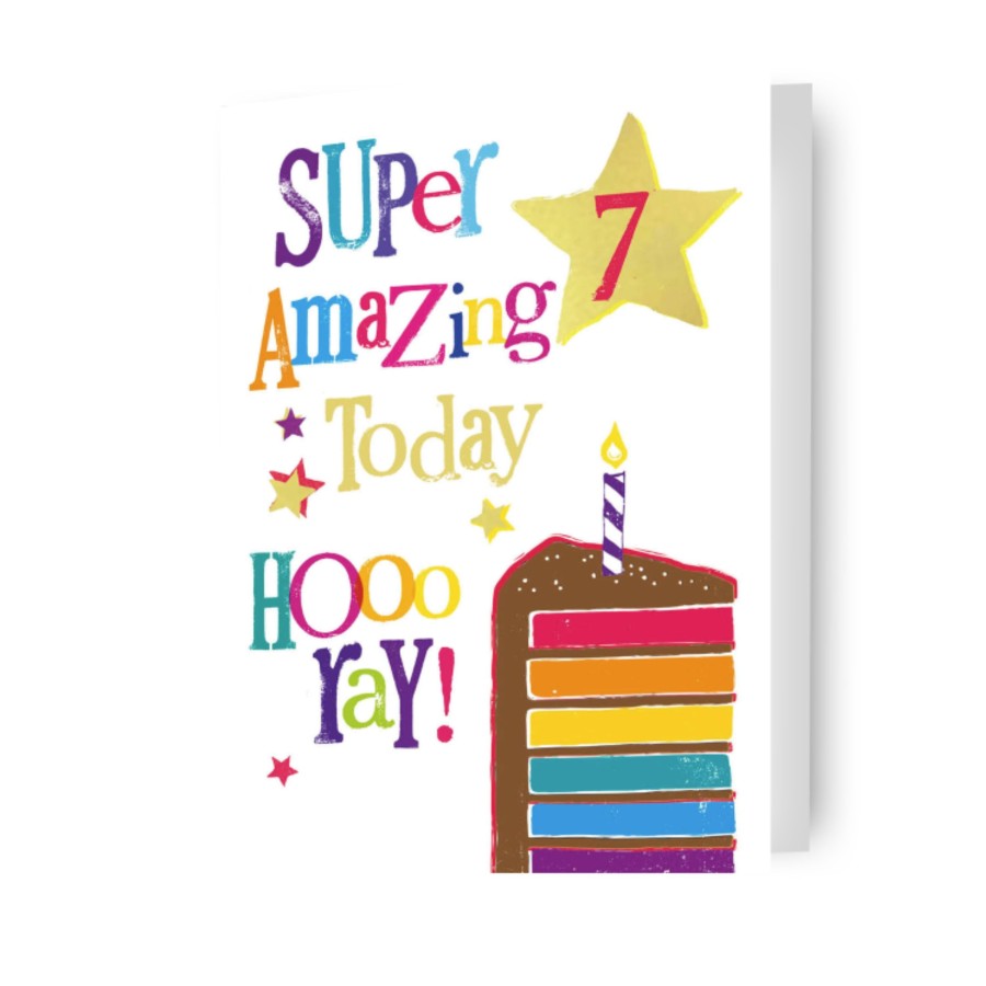 Click to view product details and reviews for Brightside Age 7 Birthday Card.