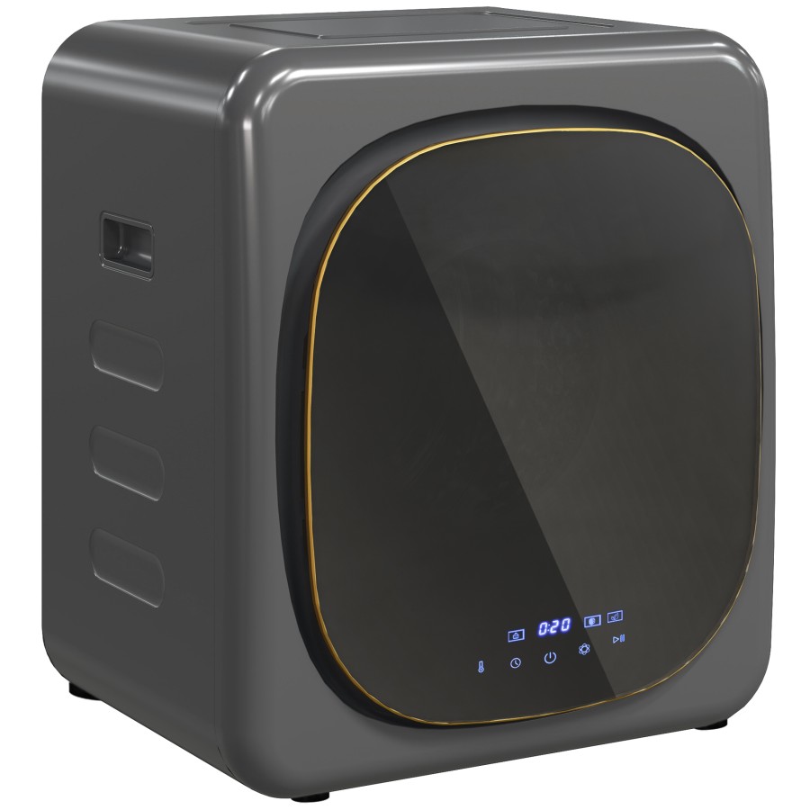 HOMCOM 4kg 800W Vented Tumble Dryer with Deodorize, Smart Mode