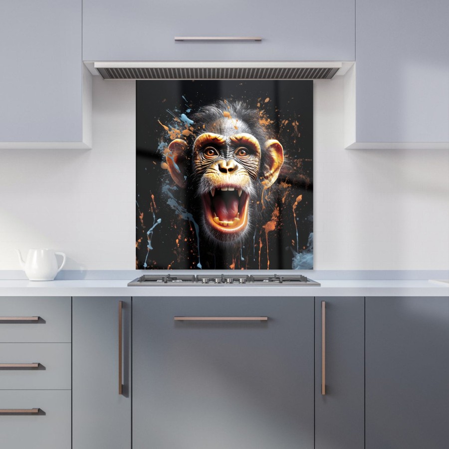 Click to view product details and reviews for Monkey Face Splashart Kitchen Splashback W700mm X H650mm.