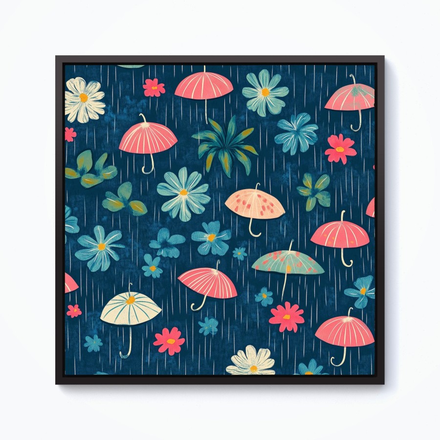 Click to view product details and reviews for Umbrellas In Spring Framed Canvas 10 X 10 Black. Click to view product details and reviews for Umbrellas In Spring Framed Canvas 10 X 10 Black.