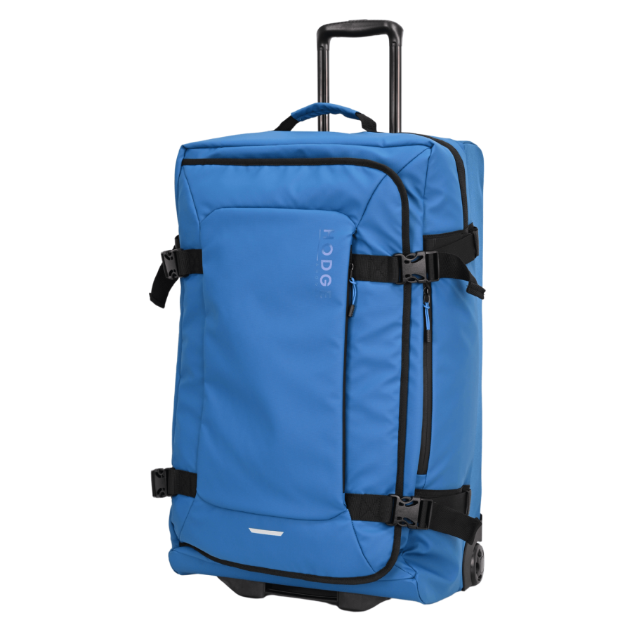 Click to view product details and reviews for Aventura Duffle Suitcase Luggage 2 Wheel Trolley Case Blue Soft Shell 28.