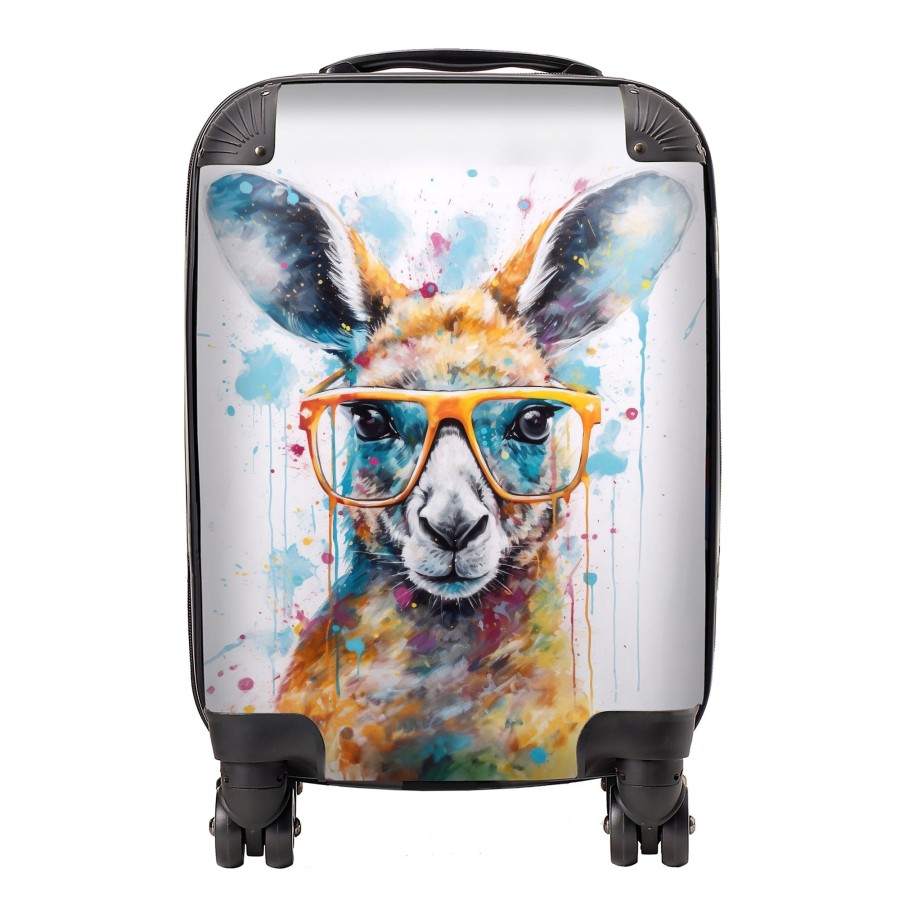 Click to view product details and reviews for Splashart Kangaroo In Glasses Suitcase Mini Cabin. Click to view product details and reviews for Splashart Kangaroo In Glasses Suitcase Mini Cabin.