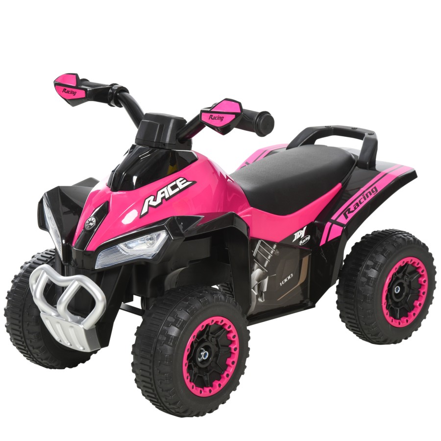 HOMCOM 4 Wheel Quad Toddler Ride on Car Foot-to-Floor Sliding Walking Car