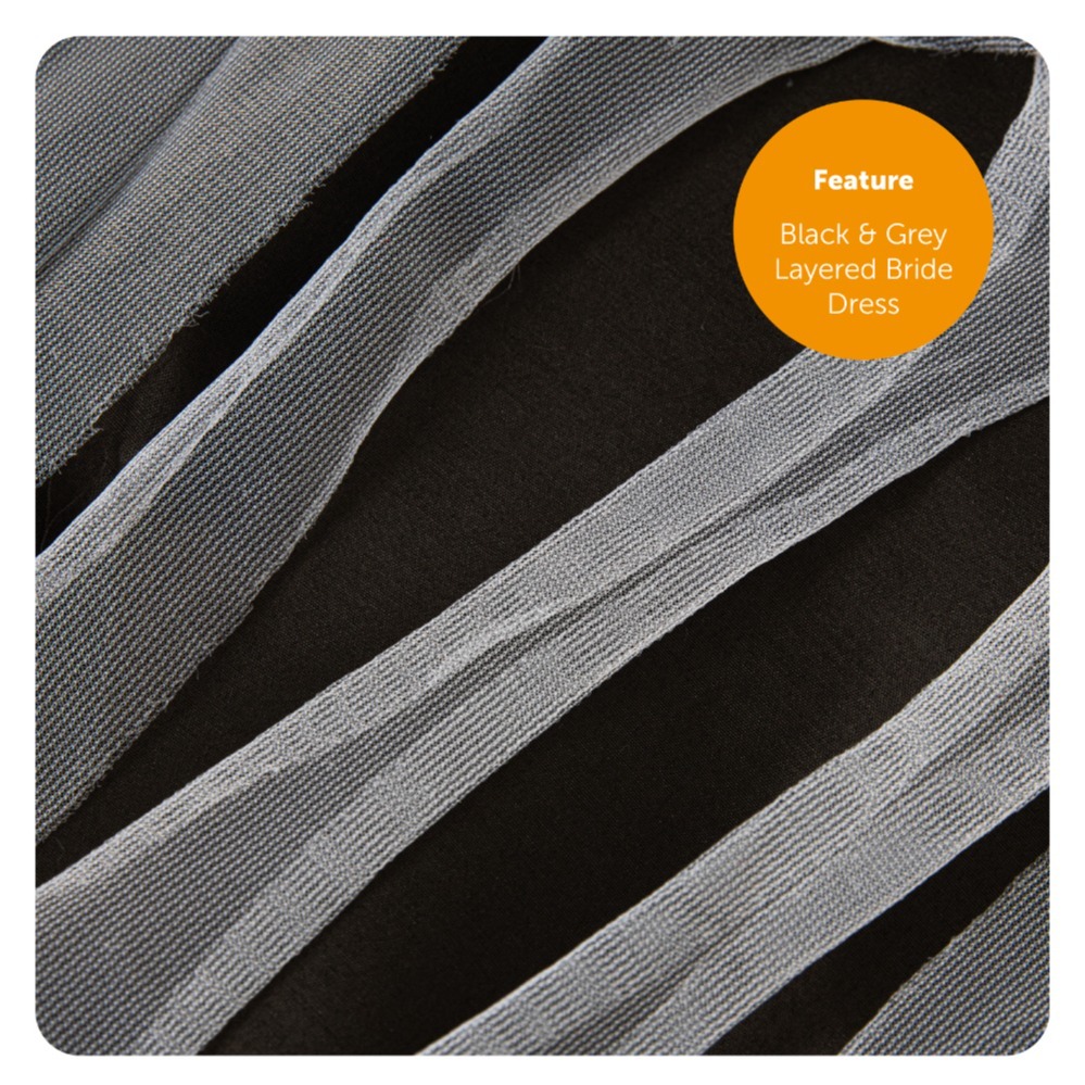 Halloween Corpse Bride of Darkness with Gloves