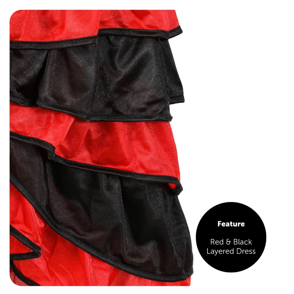 Ladies Day of Dead Costume with Face Paint