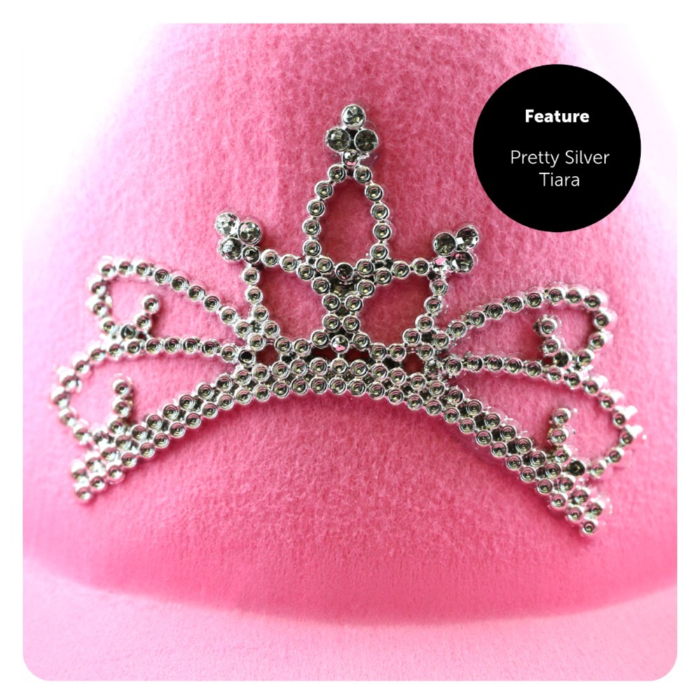 Pink Cowgirl Hat with Tiara