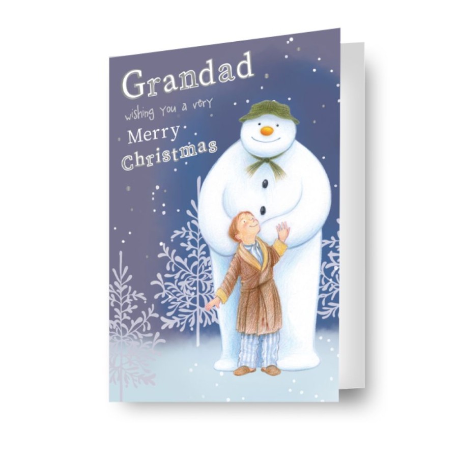 Click to view product details and reviews for The Snowman Grandad Christmas Card.