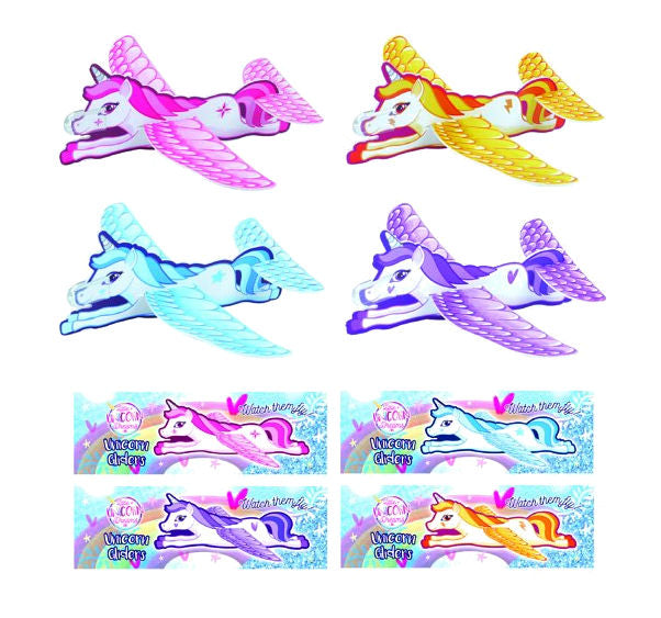 6 Unicorn Gliders