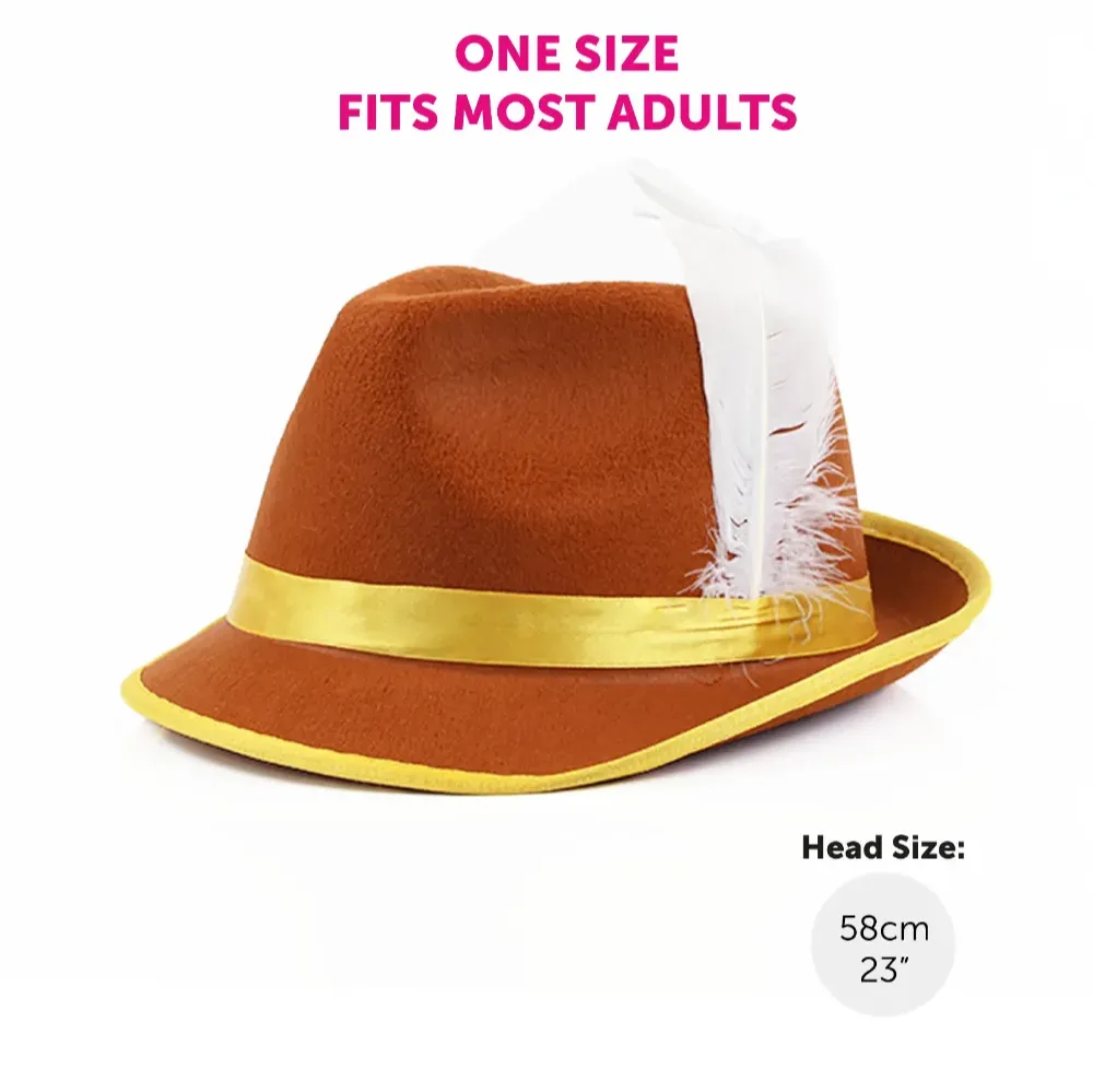 Bavarian Hat Pack | 2 Pcs | Green & Brown Hats