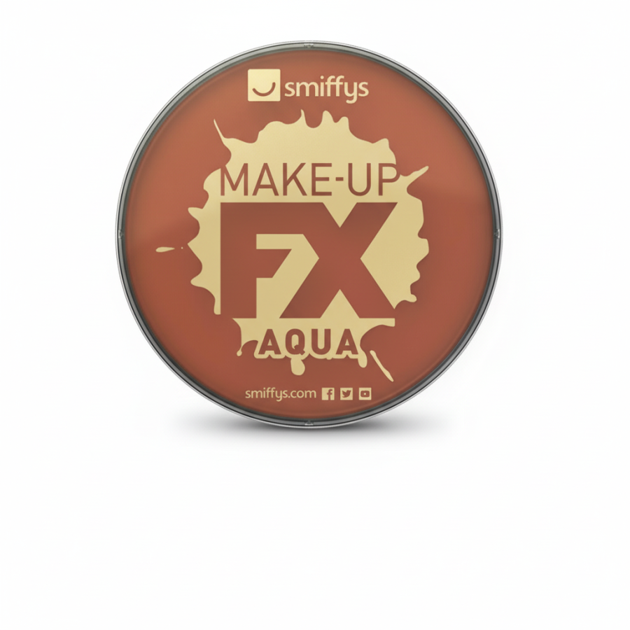 Water Based Fx Face And Body Paints By Smiffys 16ml Light Brown