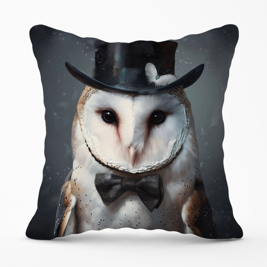 Click to view product details and reviews for Owl In A Top Hat Cushions 45cm X 45cm.