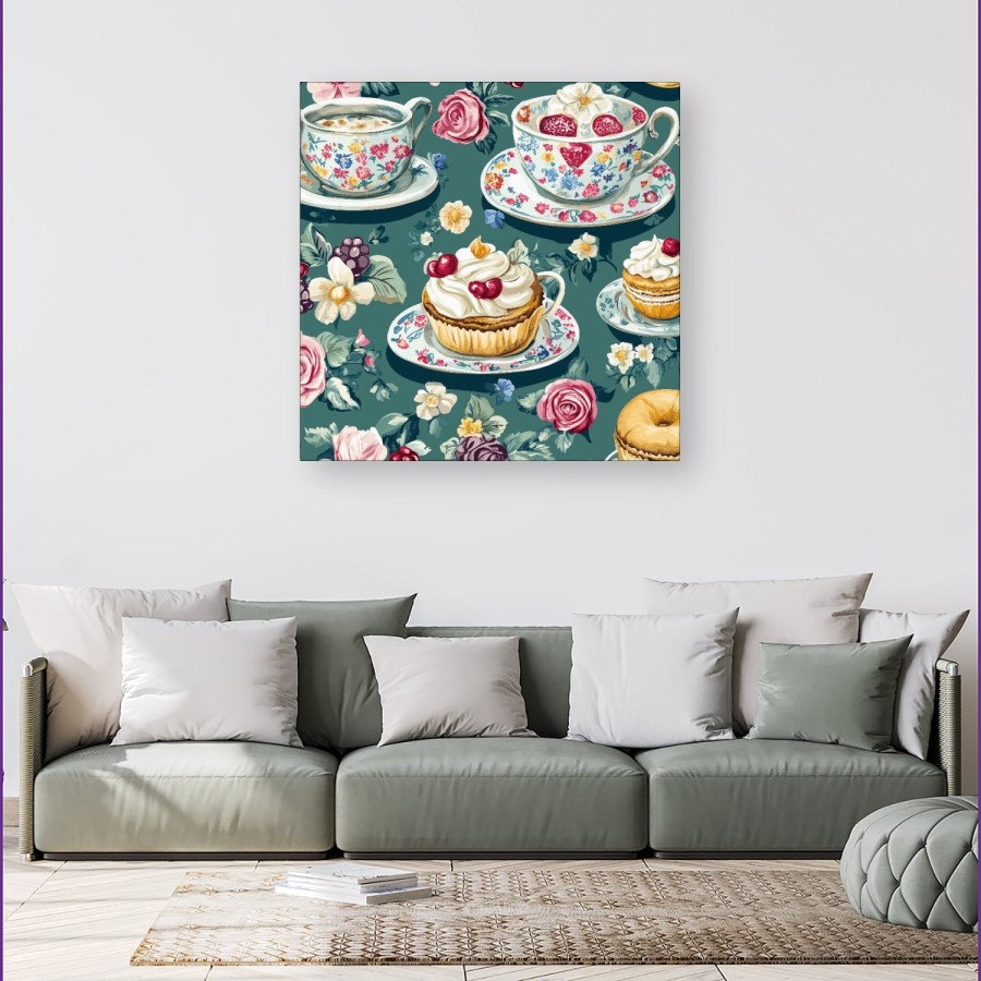 Click to view product details and reviews for Vintage Tea Party Canvas Extra Large 40 X 40. Click to view product details and reviews for Vintage Tea Party Canvas Extra Large 40 X 40.