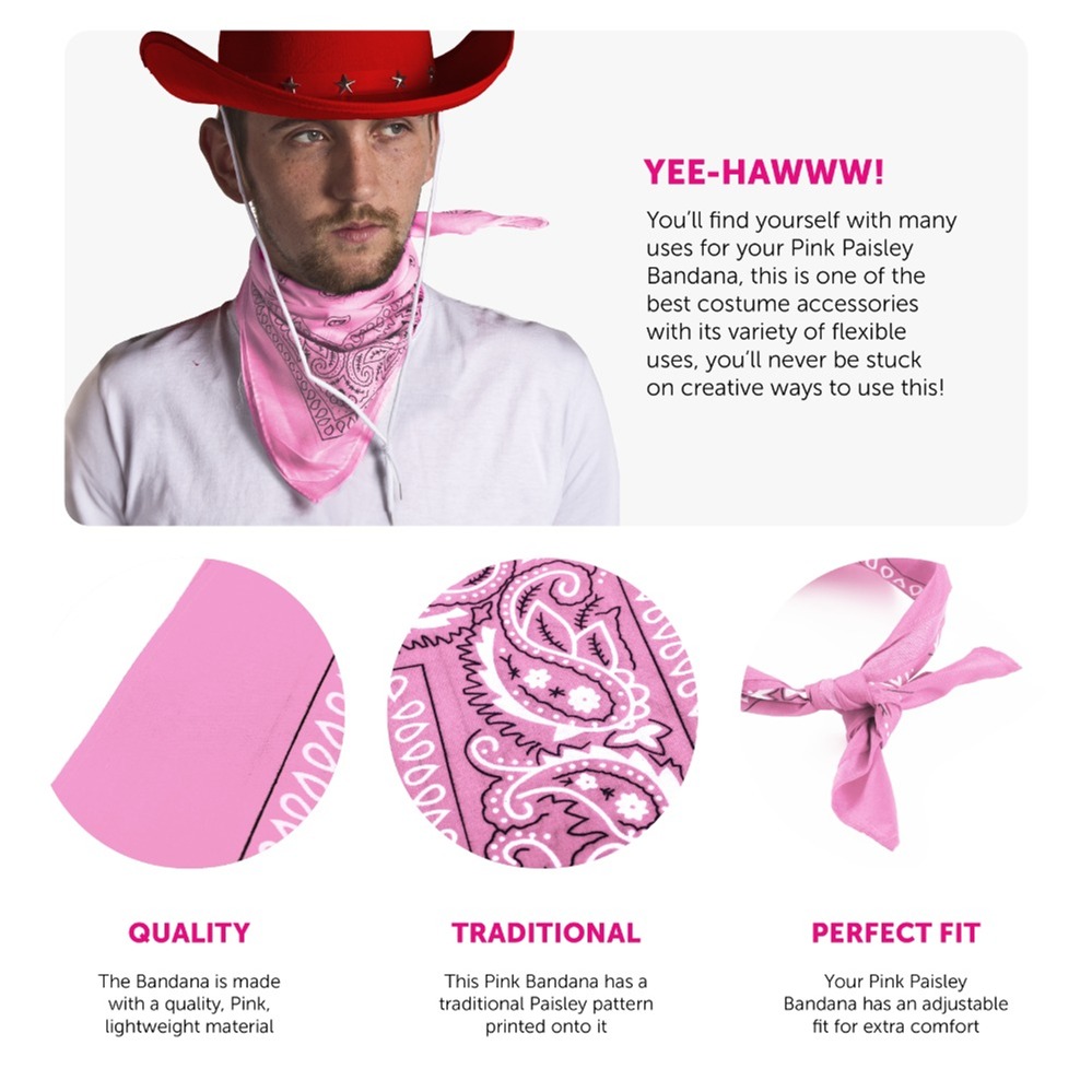 5-Piece Western Cowboy Costume Set - Suede Leather Vest, Hat, Belt, Bolo Tie & Bandana For Halloween