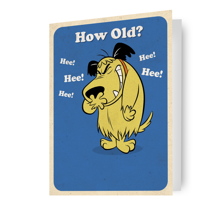 Click to view product details and reviews for Warner Brothers Muttley How Old Birthday Card.