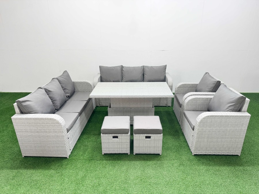 Click to view product details and reviews for Fimous Pe Rattan High Back Lounge Sofa Set Patio Adjustable Lifting Dining Or Coffee Table Chairs Set With 3 Seater Sofa Reclining Chair Stools Ligh. Click to view product details and reviews for Fimous Pe Rattan High Back Lounge Sofa Set Patio Adjustable Lifting Dining Or Coffee Table Chairs Set With 3 Seater Sofa Reclining Chair Stools Ligh.