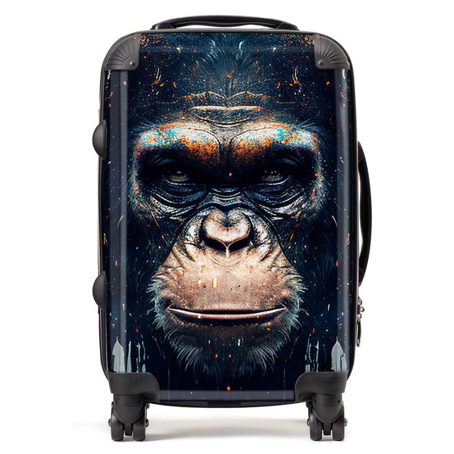 Click to view product details and reviews for Gorilla Face Splashart Suitcase Cabin.