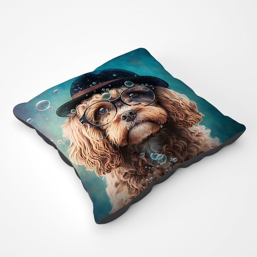 Cavapoo Dog Splashart Pet Bed