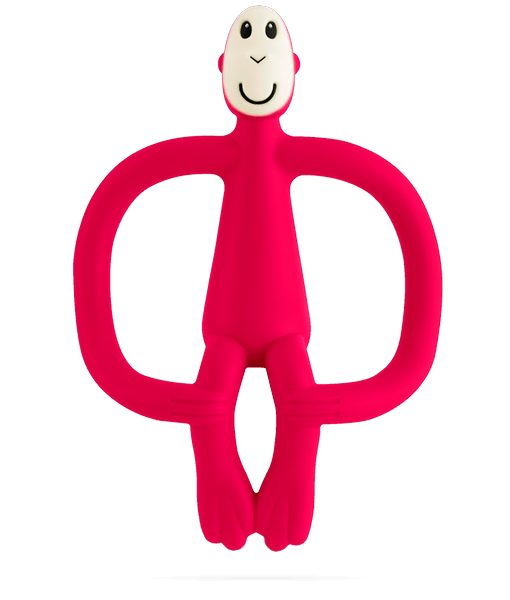 Click to view product details and reviews for Matchstick Monkey Teething Toy For Babies Rubine.