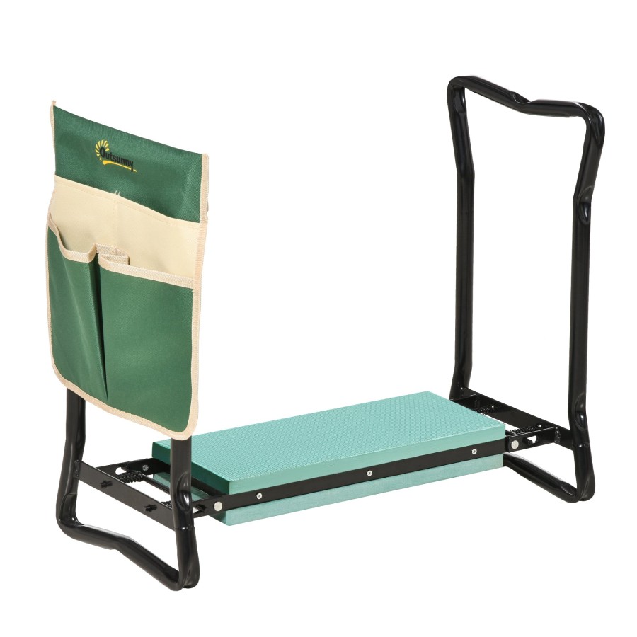 Click to view product details and reviews for Foldable Steel Frame Garden Kneeler Seat W Foam Bag Tool Bag Pouch Outdoor Garden Stable Sturdy Assistance Versatile Use.