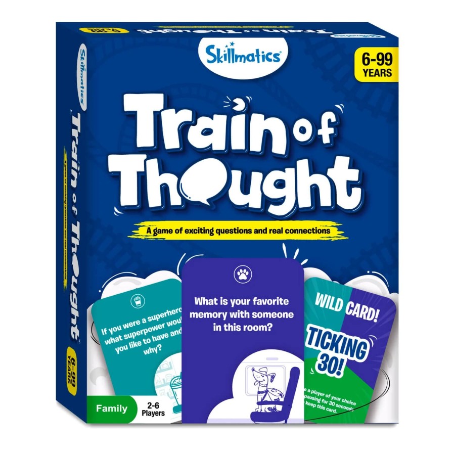 Click to view product details and reviews for Train Of Thought Family Game Question Cards Challenges 2 6 Players.