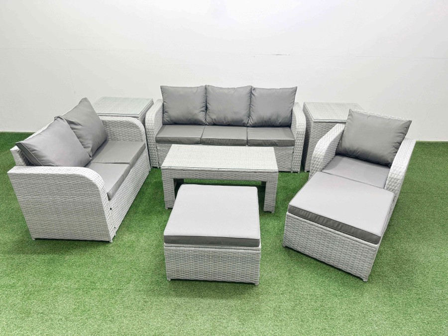 Click to view product details and reviews for Fimous Patio Pe Wicker 8 Seater Outdoor Rattan Furniture Sofa Sets With Oblong Coffee Table Reclining Chair Loveseat Sofa 3 Seater Sofa 2 Big Footstoo. Click to view product details and reviews for Fimous Patio Pe Wicker 8 Seater Outdoor Rattan Furniture Sofa Sets With Oblong Coffee Table Reclining Chair Loveseat Sofa 3 Seater Sofa 2 Big Footstoo.
