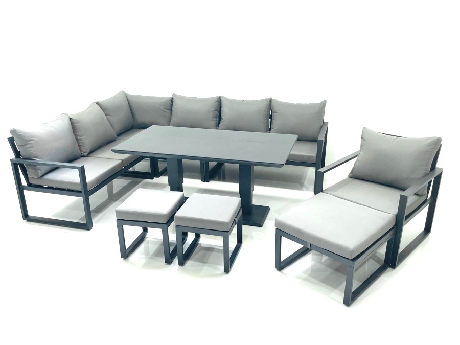 Click to view product details and reviews for Fimous Aluminum Outdoor Garden Furniture Set Corner Sofa Chair 3 Footstools Adjustable Rising Lifting Dining Table Sets Dark Grey. Click to view product details and reviews for Fimous Aluminum Outdoor Garden Furniture Set Corner Sofa Chair 3 Footstools Adjustable Rising Lifting Dining Table Sets Dark Grey.