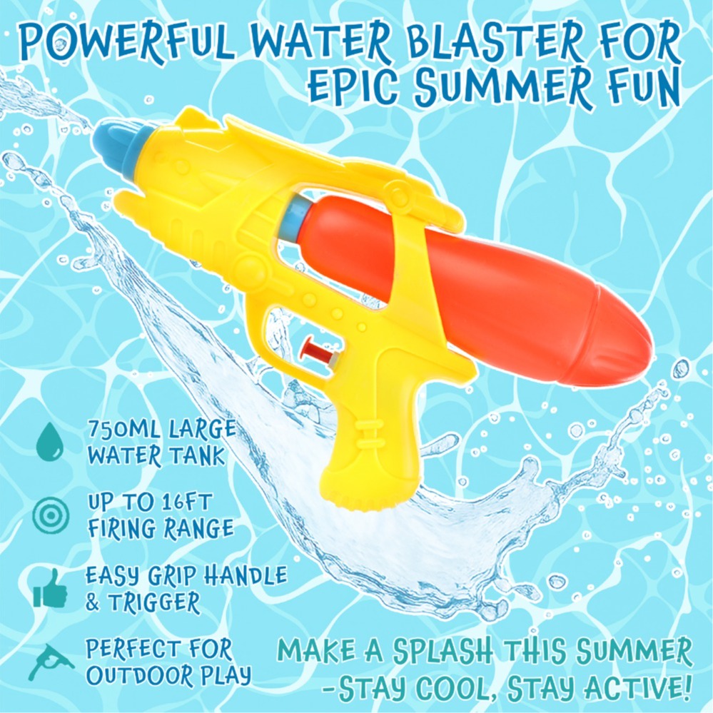 Small Water Gun Summer Pistol - 26X14CM / 10X5.5 Inch