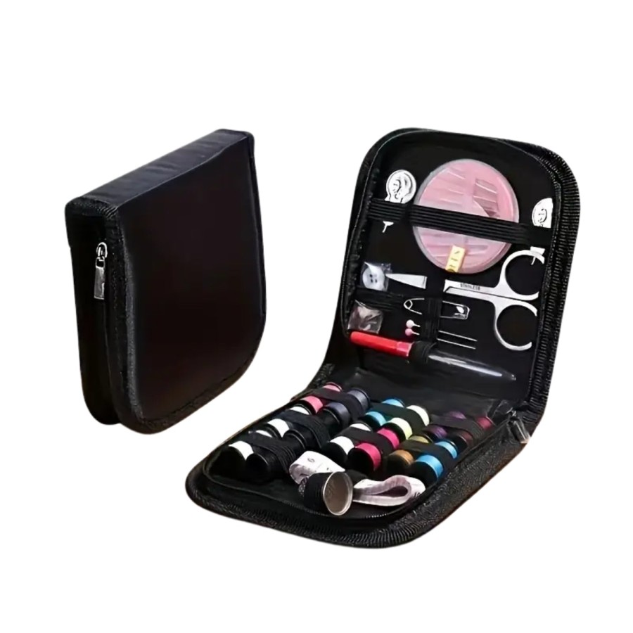 Click to view product details and reviews for Portable Mini Travel Sewing Kit Black.