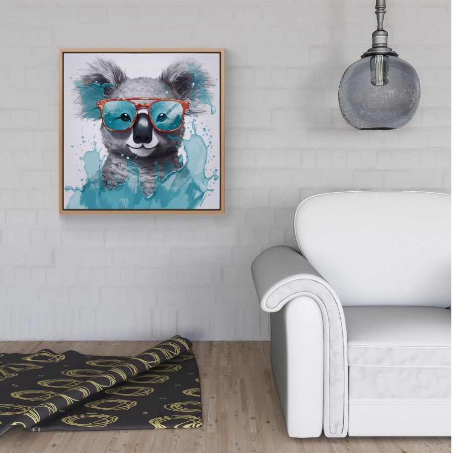 Click to view product details and reviews for Splashart Koala In Glasses Framed Canvas 16 X 16 Pine. Click to view product details and reviews for Splashart Koala In Glasses Framed Canvas 16 X 16 Pine.