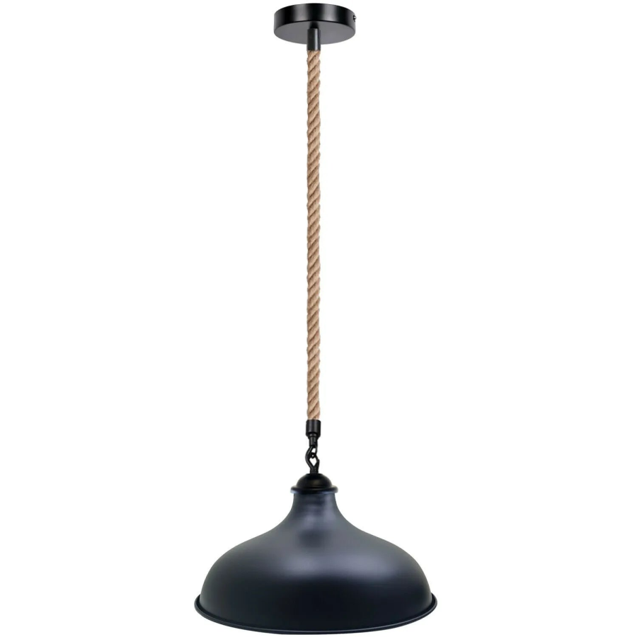 Click to view product details and reviews for Modern Retro Industrial Hemp Hanging Ceiling Pendant Light 5052 No Black.