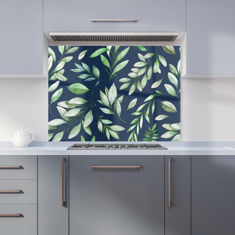 Click to view product details and reviews for Watercolor Leaves Kitchen Splashback W595mm X H745mm.
