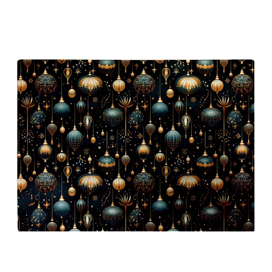 Click to view product details and reviews for Christmas Decorations Glass Chopping Board.