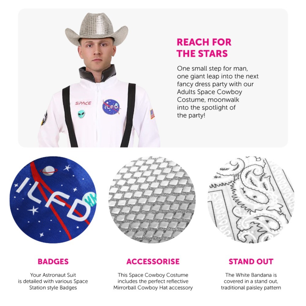 Men's Space Cowboy Costume