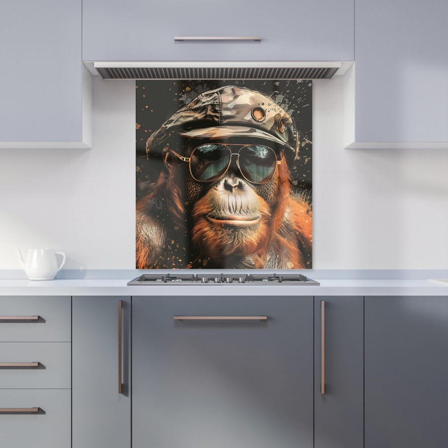 Click to view product details and reviews for Cool Orangutan Kitchen Splashback W700mm X H750mm.