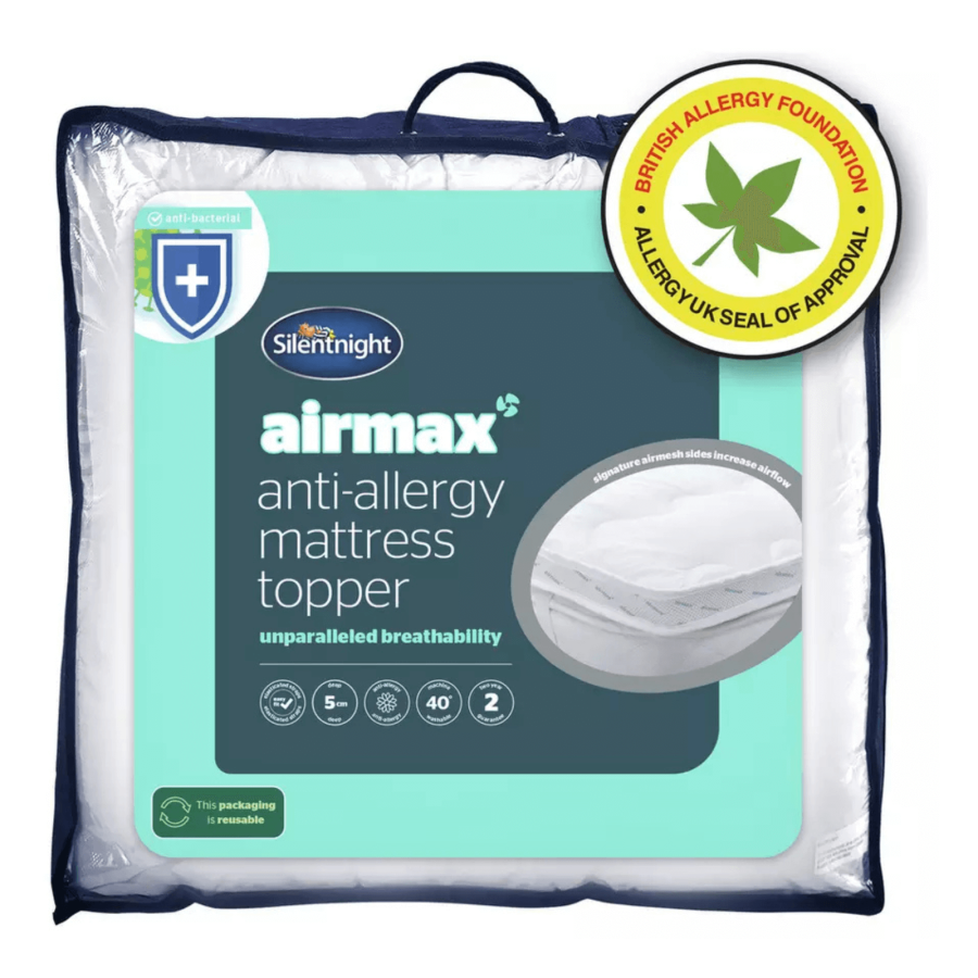 Click to view product details and reviews for Silentnight Airmax Anti Allergy Mattress Topper 5cm Deep Mesh Bedding Double.