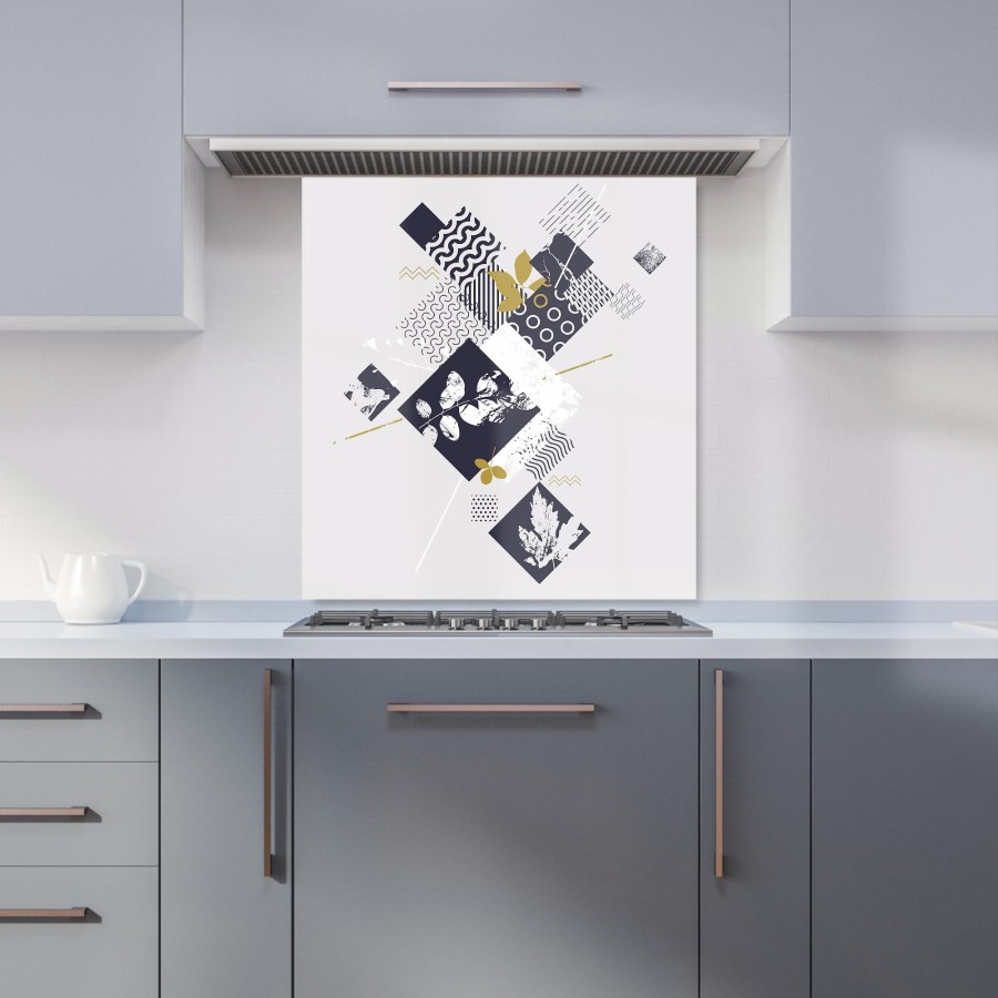 Click to view product details and reviews for Abstract Botanical Kitchen Splashback W700mm X H650mm.