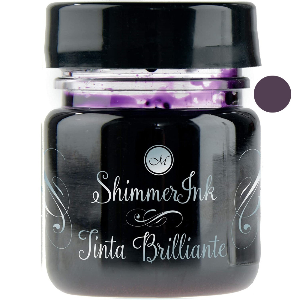 Calligraphy Shimmer Ink Versatile Modern Metallic Writing Inks Stationary Gift - Ultra Violet